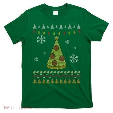 Pizza Christmas Tree Ugly T-Shirt