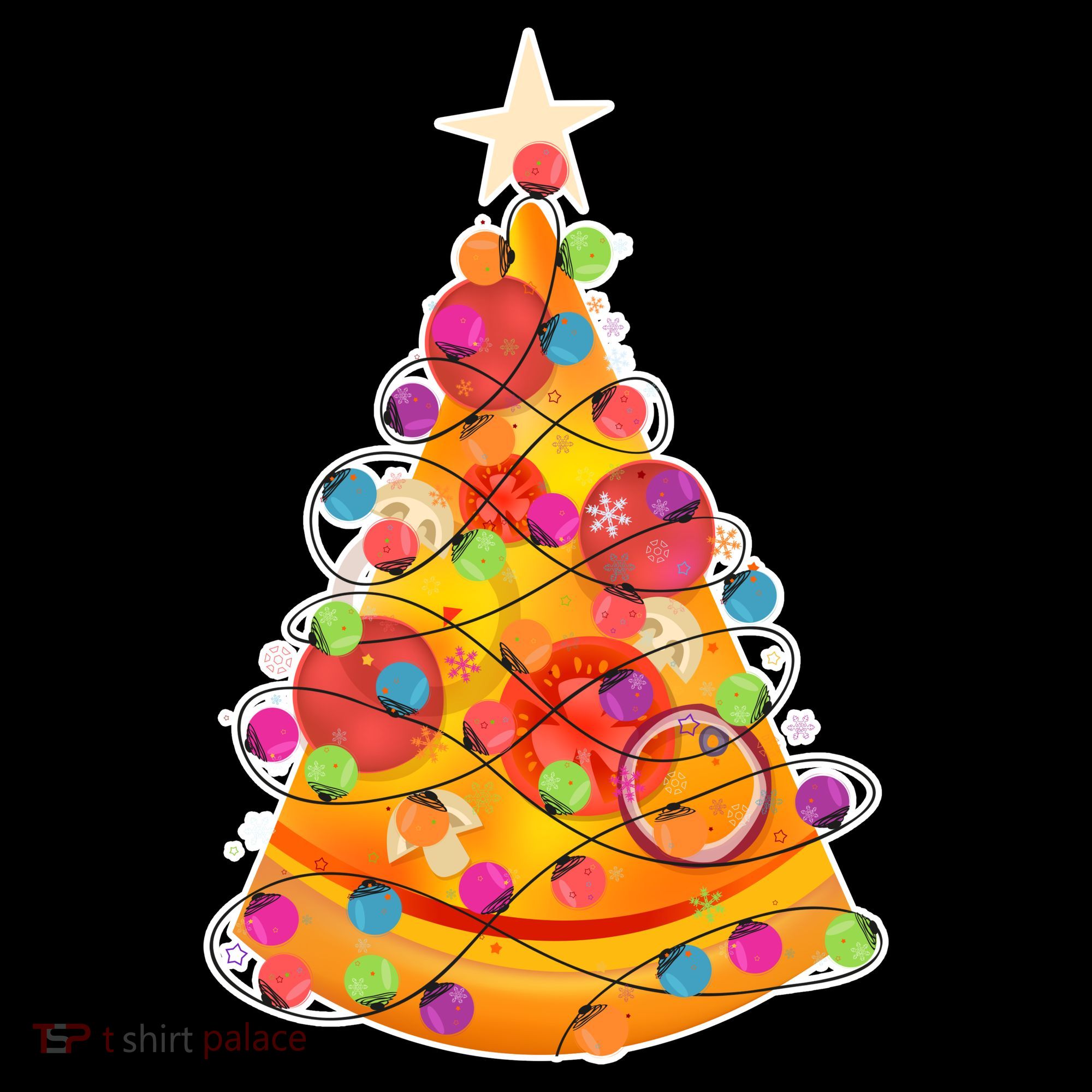 Pizza Crustmas Tree Apron