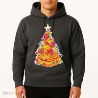 Pizza Crustmas Tree Hoodie thumb 2