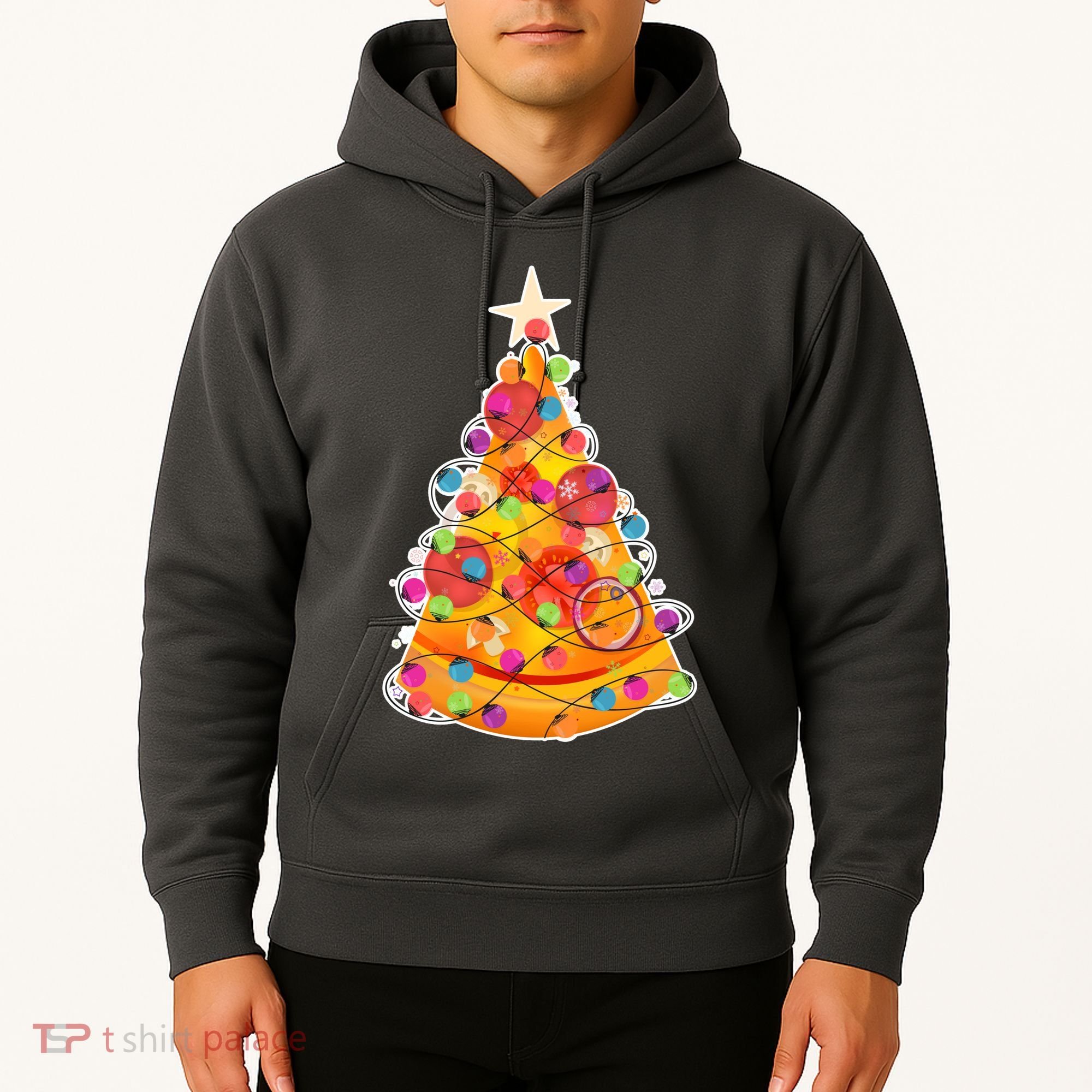 Pizza Crustmas Tree Hoodie