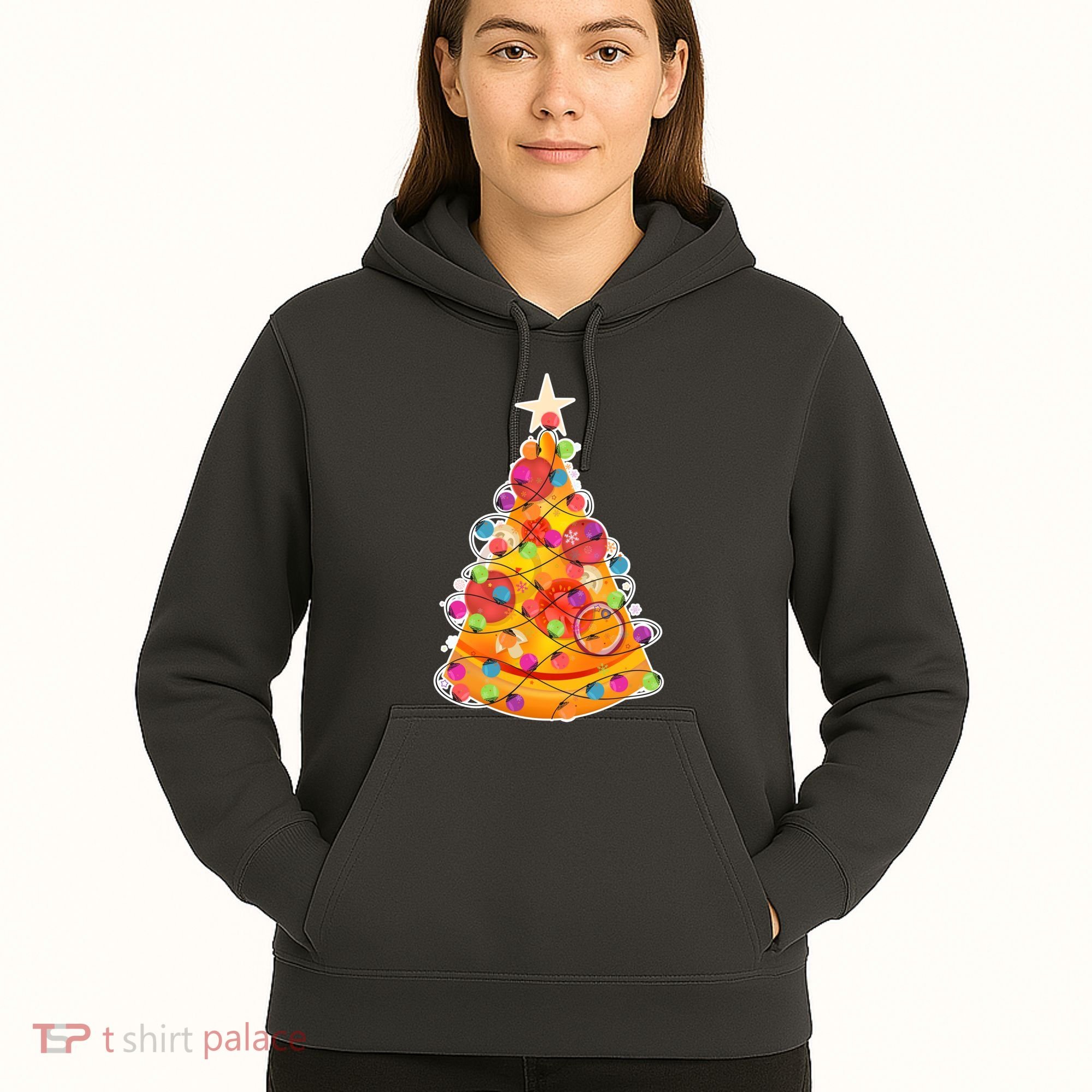 Pizza Crustmas Tree Hoodie