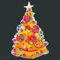 Pizza Crustmas Tree Long Sleeve Shirt thumb 2