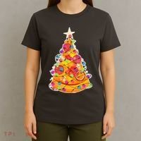 Pizza Crustmas Tree T-Shirt thumb 4