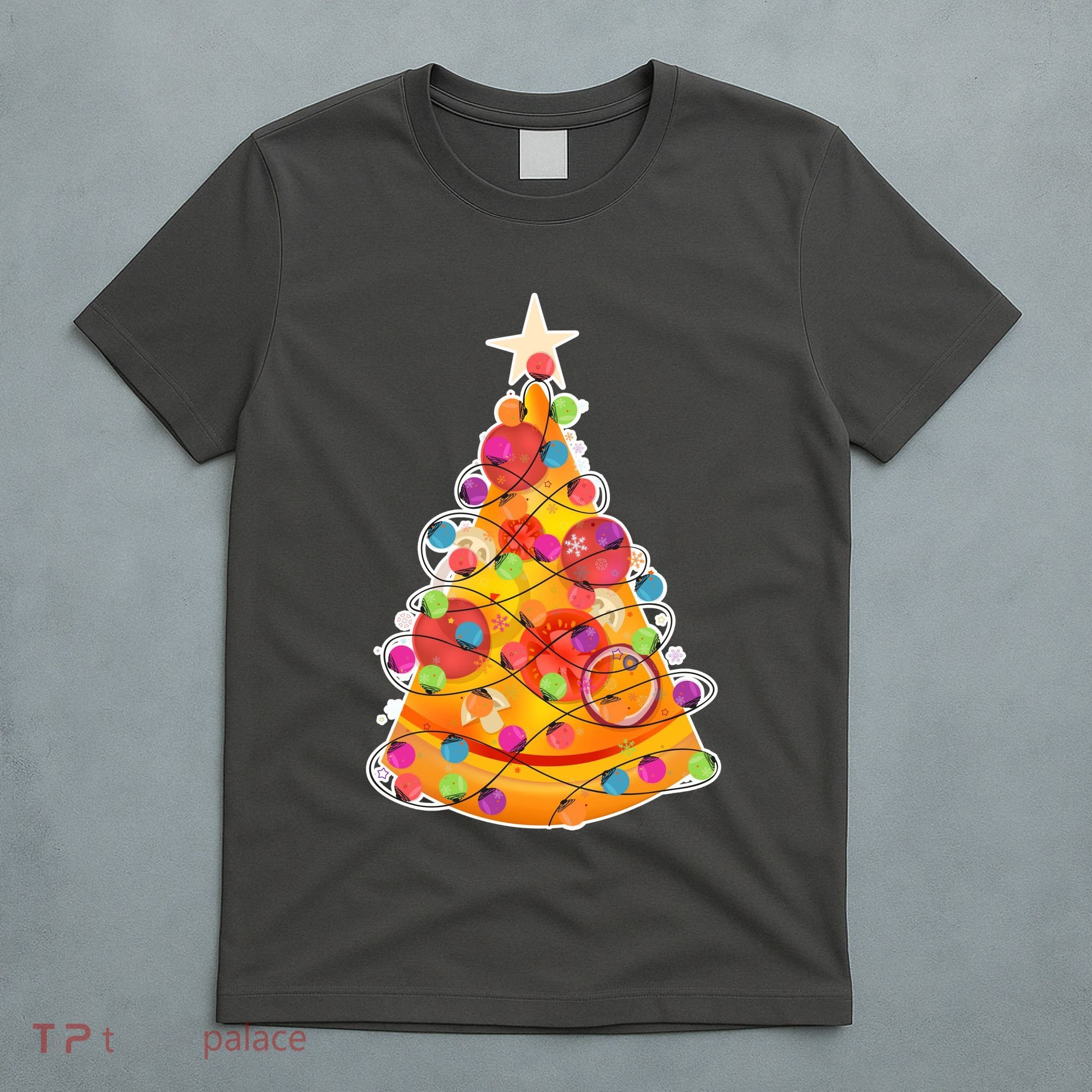 Pizza Crustmas Tree T-Shirt