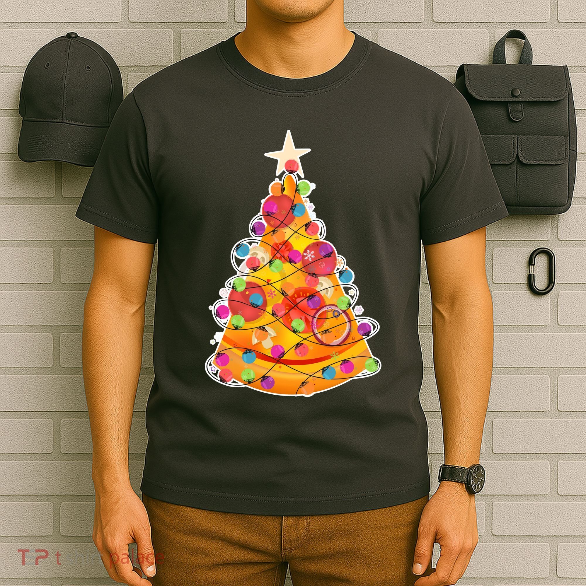 Pizza Crustmas Tree T-Shirt