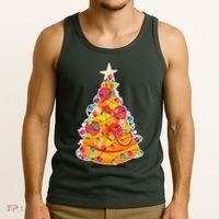 Pizza Crustmas Tree Tank Top thumb 3