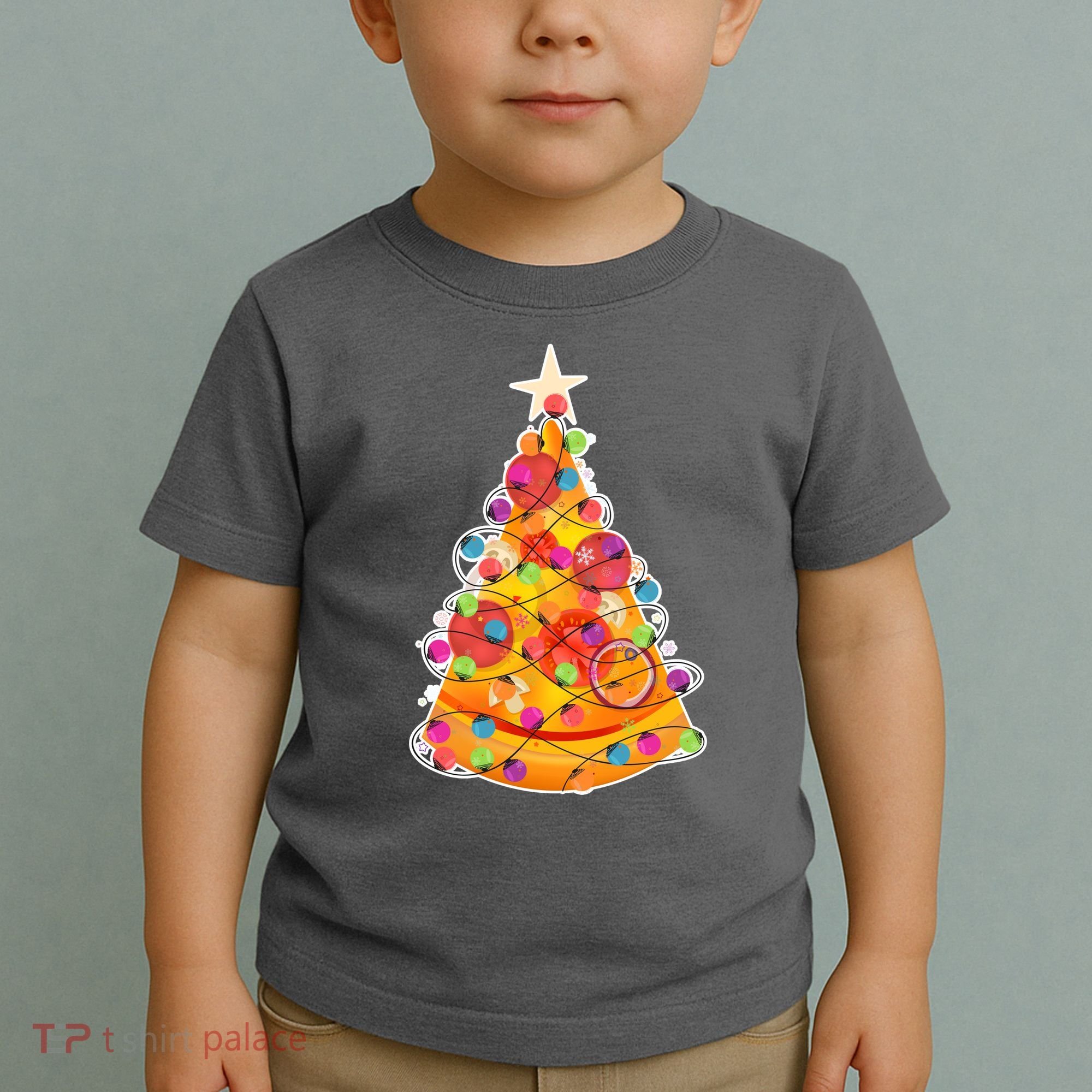 Pizza Crustmas Tree Toddler T-Shirt