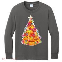 Pizza Crustmas Tree Kids Long Sleeve Shirt thumb 0
