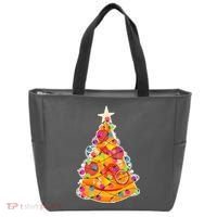 Pizza Crustmas Tree Tote Bag thumb 0
