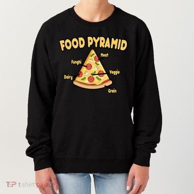 Pizza Food Pyramid Women's Sweatshirt