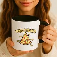 Pizza Food Pyramid Coffee Mug thumb 3