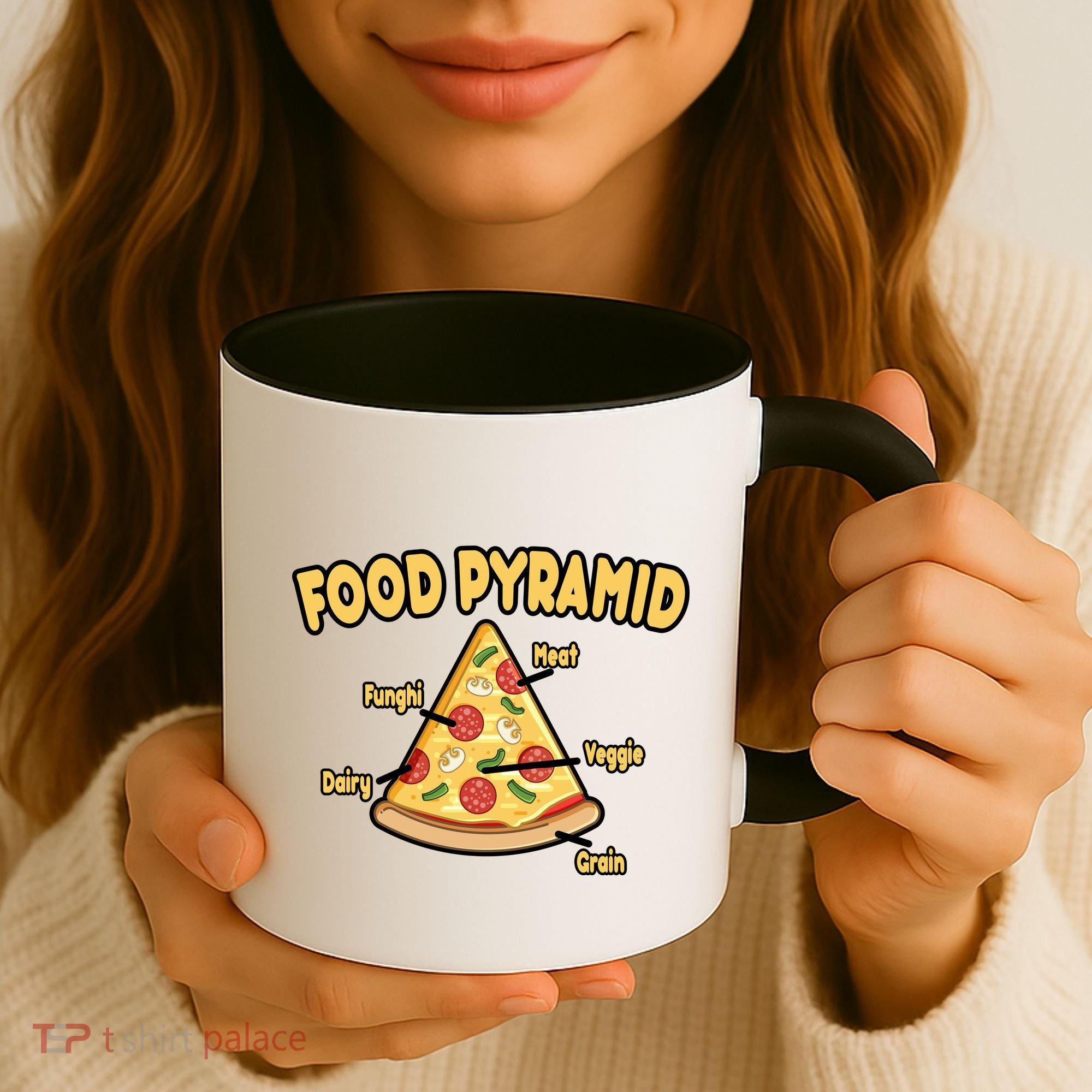 Pizza Food Pyramid Coffee Mug
