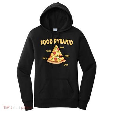 Pizza Food Pyramid Women's Hoodie
