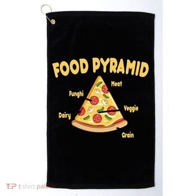Pizza Food Pyramid Golf Towel