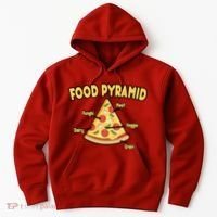 Pizza Food Pyramid Hoodie thumb 0