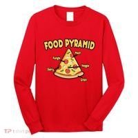 Pizza Food Pyramid Long Sleeve Shirt thumb 0