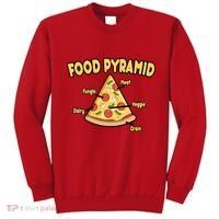 Pizza Food Pyramid Sweatshirt thumb 0