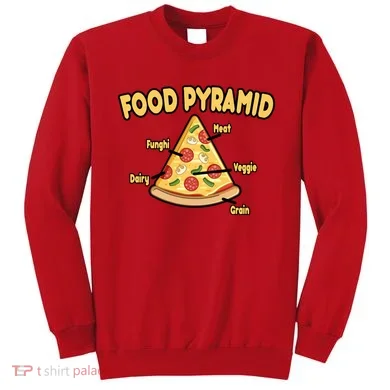 Pizza Food Pyramid Sweatshirt