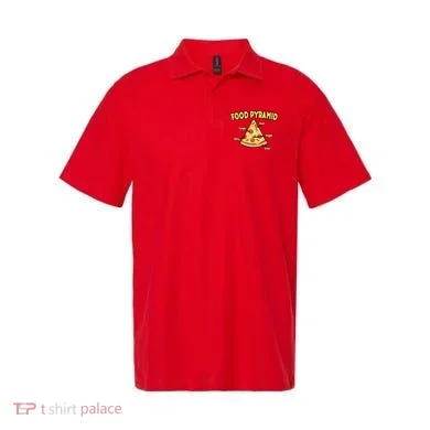 Pizza Food Pyramid Polo