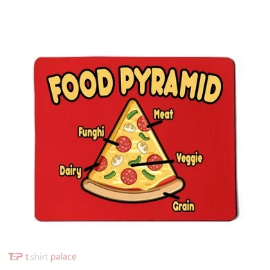 Pizza Food Pyramid Mousepad