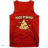 Pizza Food Pyramid Tank Top thumb 0