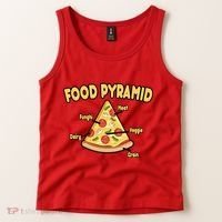 Pizza Food Pyramid Tank Top thumb 2