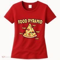 Pizza Food Pyramid Women's T-Shirt thumb 0