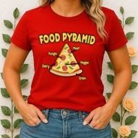 Pizza Food Pyramid Women's T-Shirt thumb 2