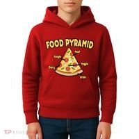Pizza Food Pyramid Kids Hoodie thumb 4