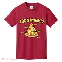 Pizza Food Pyramid Kids T-Shirt thumb 0