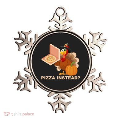 Pizza Instead? Funny Turkey Thanksgiving Ornament