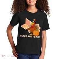Pizza Instead? Funny Turkey Thanksgiving Kids T-Shirt thumb 2