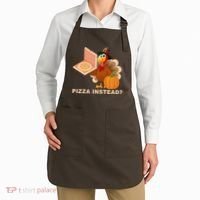 Pizza Instead? Funny Turkey Thanksgiving Apron thumb 2