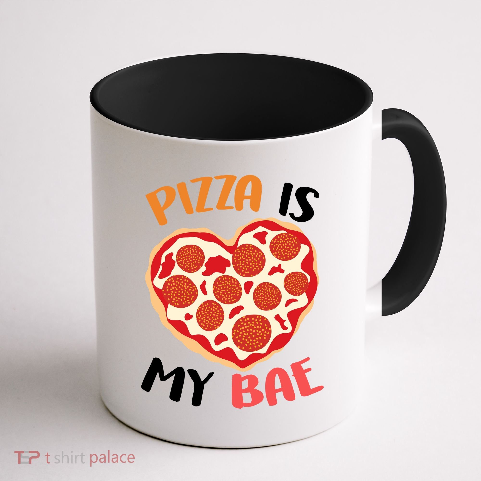 Pizza is My Bae Funny Valentines Day Coffee Mug