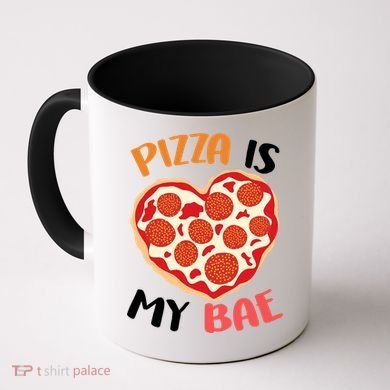 Pizza is My Bae Funny Valentines Day Coffee Mug