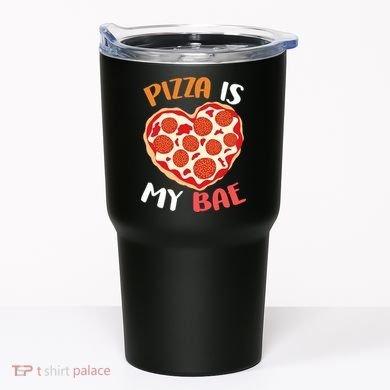 Pizza is My Bae Funny Valentines Day Tumbler