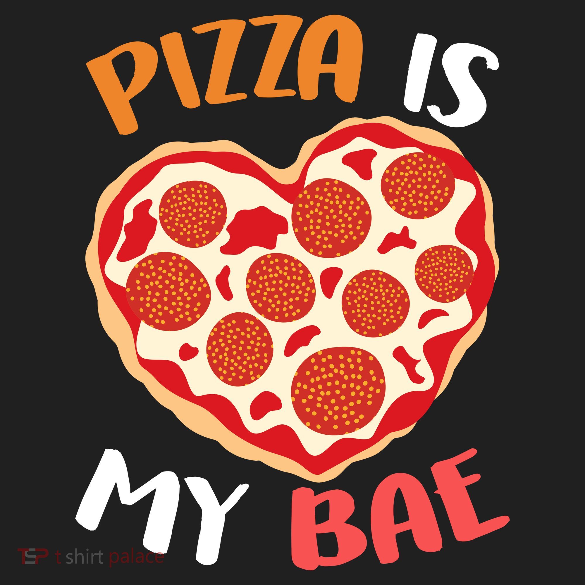 Pizza is My Bae Funny Valentines Day Tumbler