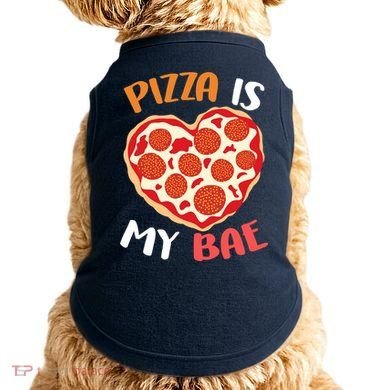 Pizza is My Bae Funny Valentines Day Doggie Tank