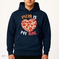 Pizza is My Bae Funny Valentines Day Hoodie thumb 2
