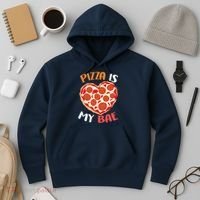 Pizza is My Bae Funny Valentines Day Hoodie thumb 3