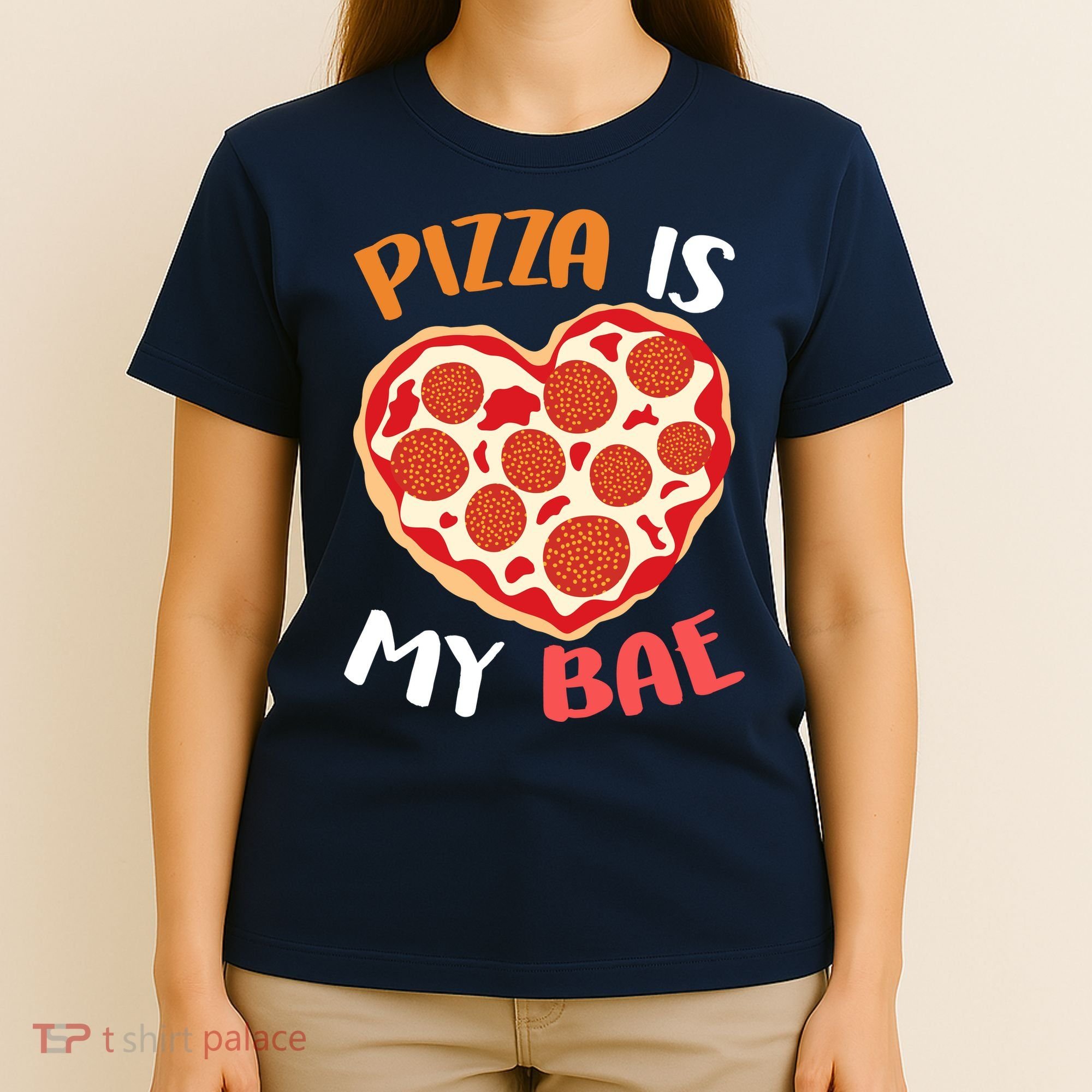 Pizza is My Bae Funny Valentines Day T-Shirt