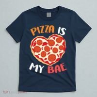 Pizza is My Bae Funny Valentines Day T-Shirt thumb 5