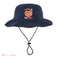 Pizza is My Bae Funny Valentines Day Bucket Hat thumb 0