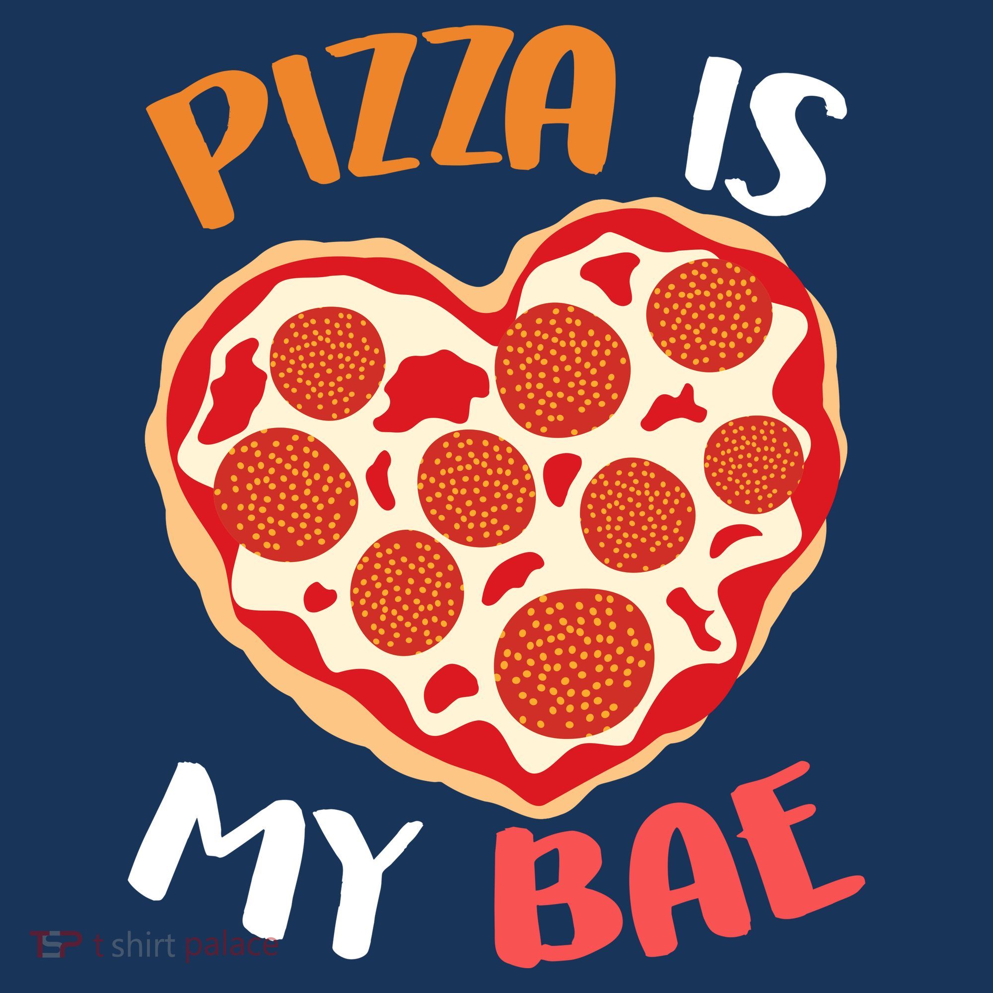 Pizza is My Bae Funny Valentines Day Beanie