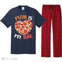 Pizza is My Bae Funny Valentines Day Pajama Set thumb 0
