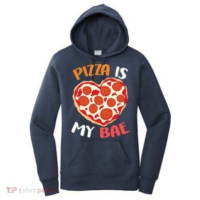 Pizza is My Bae Funny Valentines Day Women's Hoodie