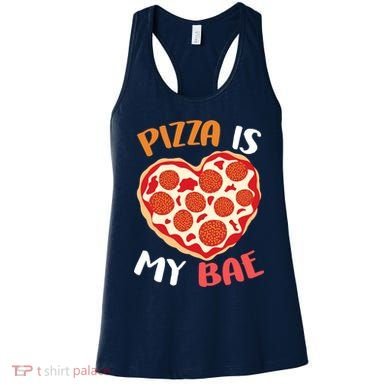 Pizza is My Bae Funny Valentines Day Women's Tank Top