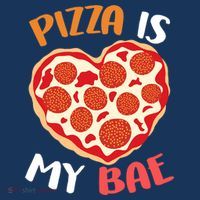 Pizza is My Bae Funny Valentines Day Toddler Hoodie thumb 2