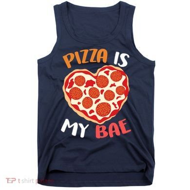 Pizza is My Bae Funny Valentines Day Tank Top