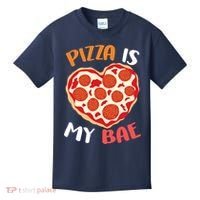 Pizza is My Bae Funny Valentines Day Kids T-Shirt thumb 0